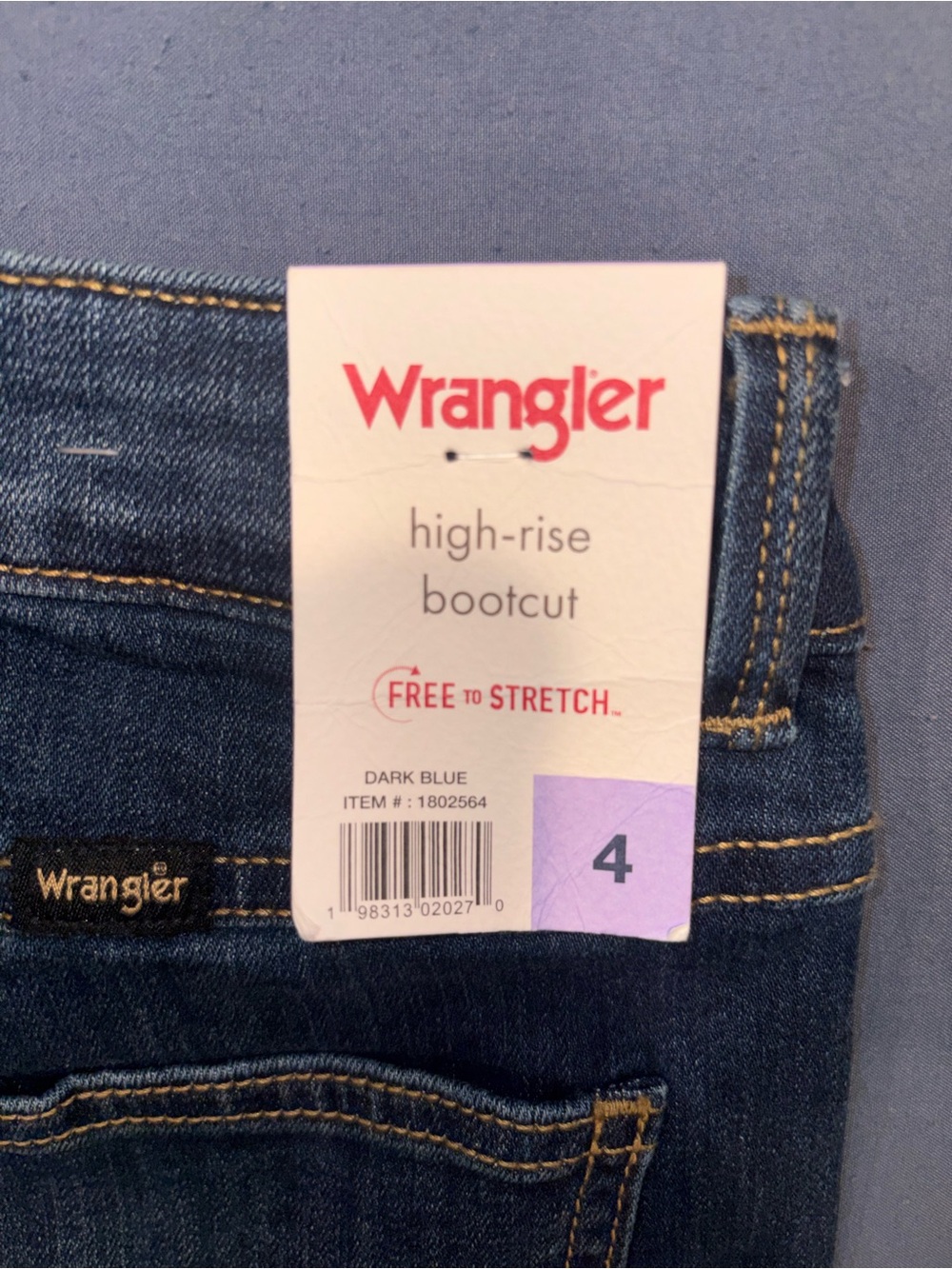 Wrangler High Rise Bootcut Jeans Size 4 - Picture 2 of 8